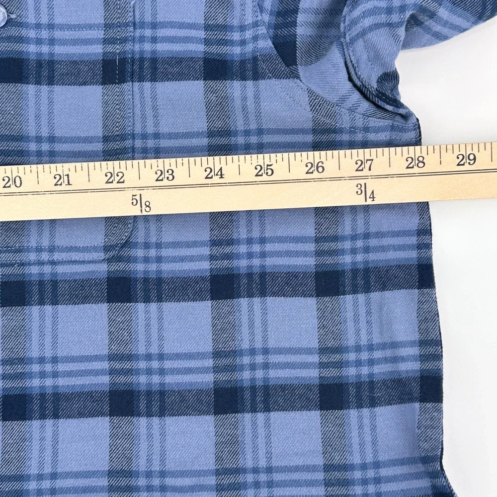 Columbia Mens XXL Shirt Cornell Woods Flannel Long Slv Blue Plaid Button Dwn NEW